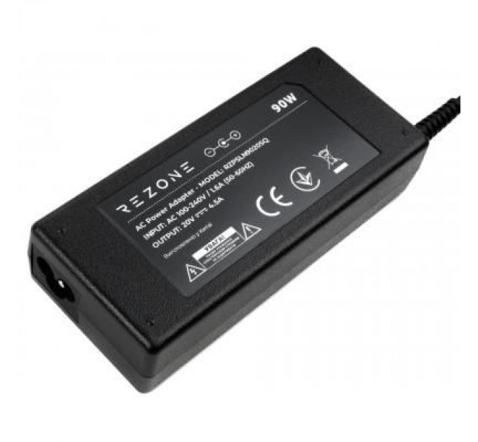 Rezone Блок живлення до ноутбуку Rezone Lenovo 90W 20V 4.5A square (RZPSLN9020SQ)