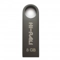 Hi-Rali Флеш-накопичувач USB 8GB Hi-Rali Shuttle Series Black (HI-8GBSHBK)