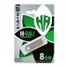 Hi-Rali Флеш-накопичувач USB 8GB Hi-Rali Shuttle Series Silver (HI-8GBSHSL)