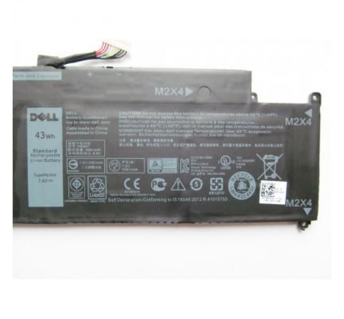 Dell Акумулятор до ноутбука Dell Latitude E7370 P63NY, 43Wh (5381mAh), 4cell, 7.6V, Li-ion (A47223)