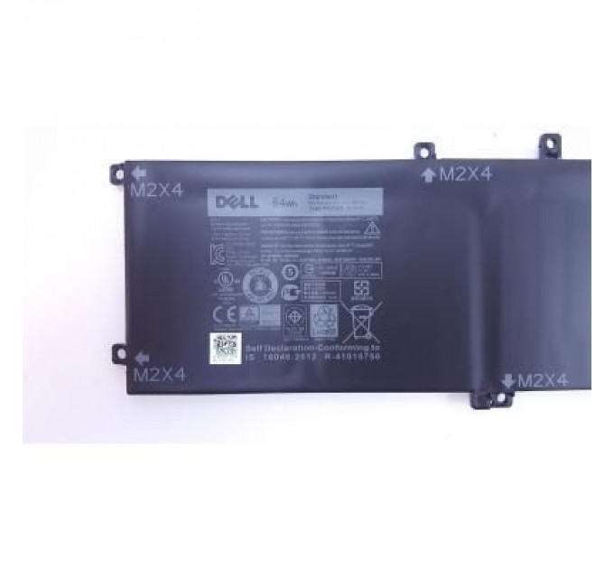 Dell Акумулятор до ноутбука Dell XPS 15-9550 (long) 4GVGH, 84Wh (7260mAh), 6cell, 11.4V, Li-i (A47245)