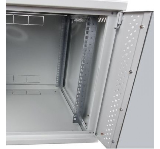 Eserver Шафа настінна Eserver 9U 19" 600х600х503 (Ш*Г*В), скло, сіра (ES-Е960G)