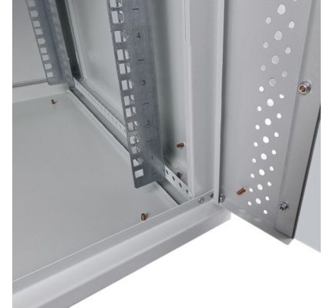 Eserver Шафа настінна Eserver 9U 19" 600х600х503 (Ш*Г*В), скло, сіра (ES-Е960G)