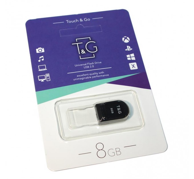 T&G Флеш-накопичувач USB 8GB T&G 010 Shorty Series (TG010-8GB)