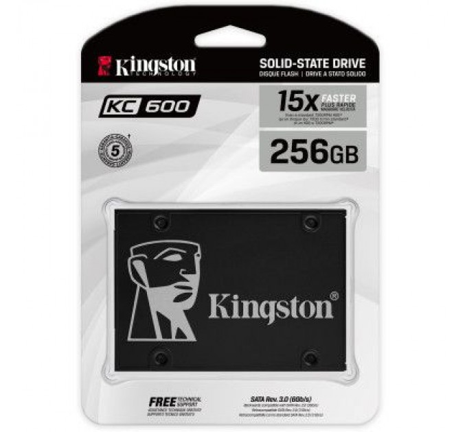 Kingston Накопичувач SSD 2.5" 256GB Kingston (SKC600/256G)