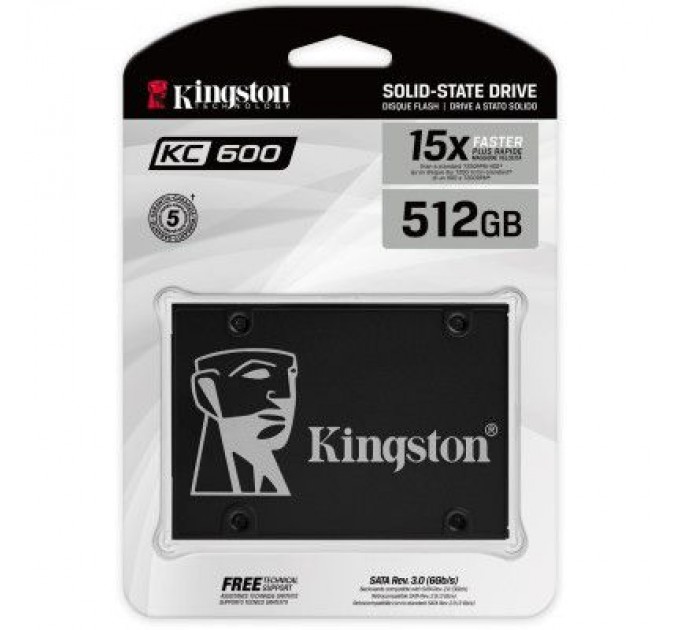 Kingston Накопичувач SSD 2.5" 512GB Kingston (SKC600/512G)