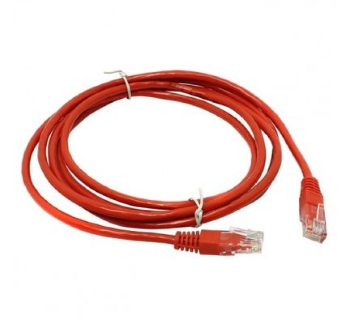 Kingda Патч-корд 1м, UTP, cat.5e, CU, 24AWG, red Kingda (KD-PAUT3100RD)
