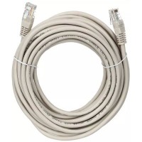 Патч-корд 20м, UTP, cat.5e, CU, 24AWG, grey Kingda (KD-PAUT32000GY)