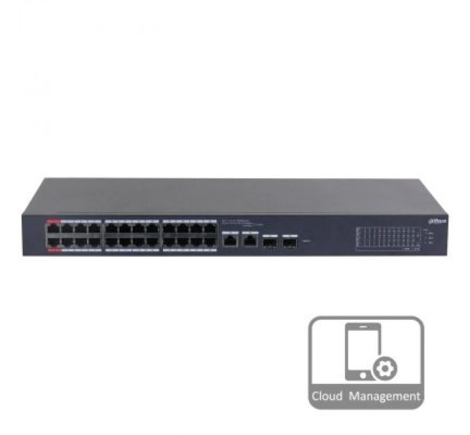 Dahua Комутатор мережевий Dahua DH-CS4226-24ET-240