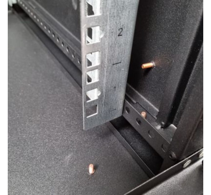 Eserver Шафа настінна Eserver 18U 19" 600х600х907 (Ш*Г*В), скло, чорна (ES-Е1860B)