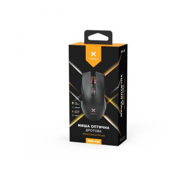 Vinga Мишка Vinga MSG-110 Black