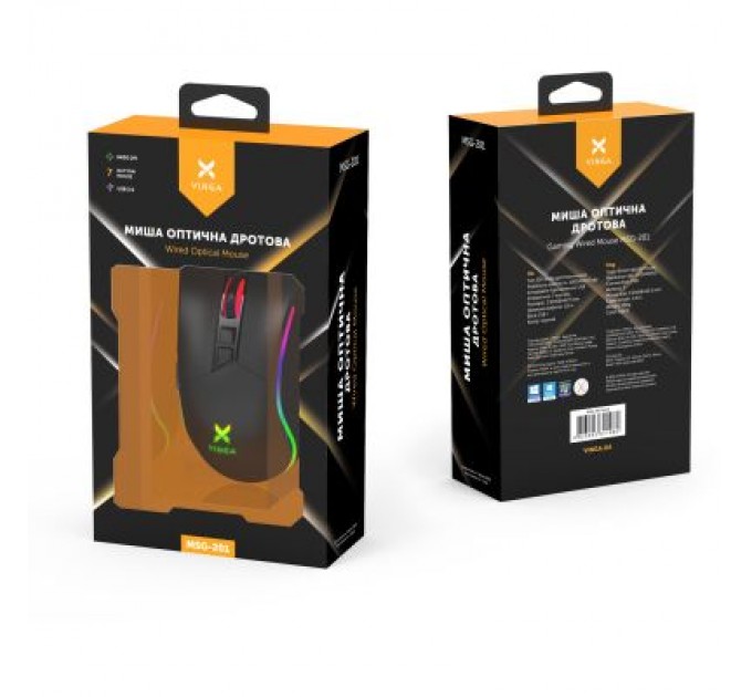 Vinga Мишка Vinga MSG-201 Black