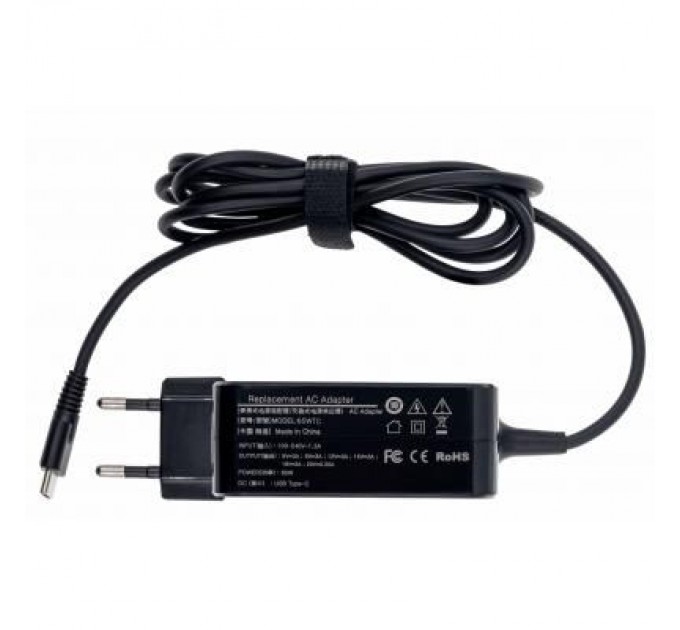 Grand-X Блок живлення до ноутбуку Grand-X Type-C 65W Asus, Apple, Dell, HP, MI, Lenovo, Xiaomi (65WTC)