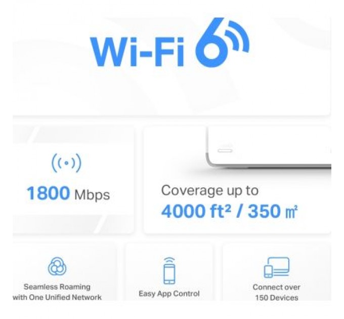 Mercusys Точка доступу Wi-Fi Mercusys HALO-H70X-2-PACK