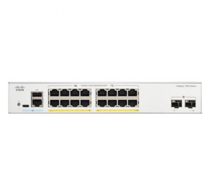 Cisco Комутатор мережевий Cisco C1300-16T-2G