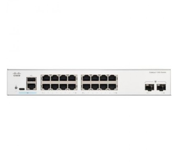 Cisco Комутатор мережевий Cisco C1300-16T-2G