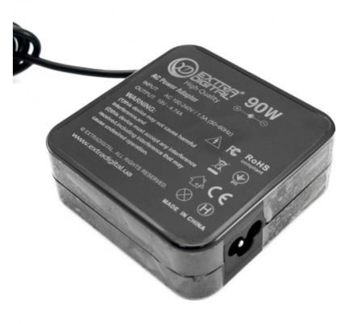 Extradigital Блок живлення до ноутбуку Extradigital HP 19V, 4.74A, 90W (7.4x5.0) High Quality (PSH3885)