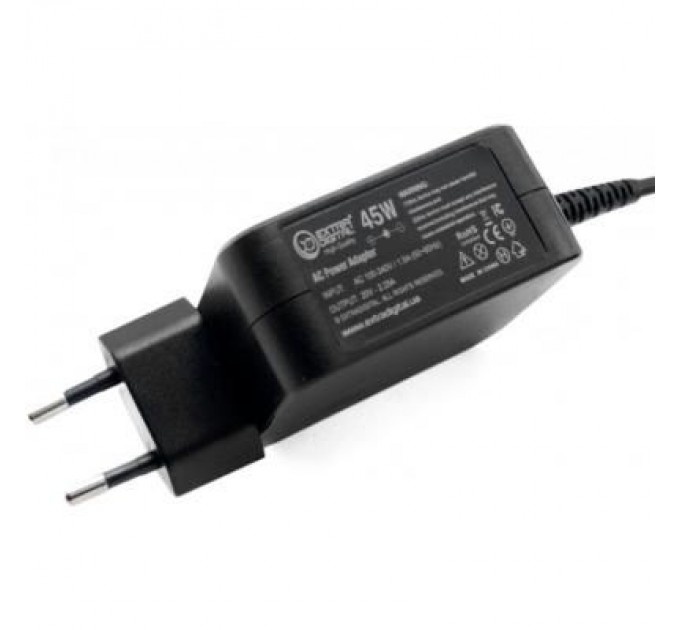 Extradigital Блок живлення до ноутбуку Extradigital Lenovo 20V, 2.25A, 45W (4.0x1.7) High Quality (PSL3865)
