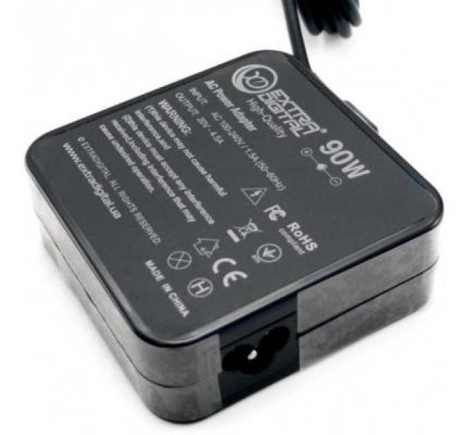 Extradigital Блок живлення до ноутбуку Extradigital Lenovo 20V, 4.5A, 90W (5.5x2.5) High Quality (PSL3866)