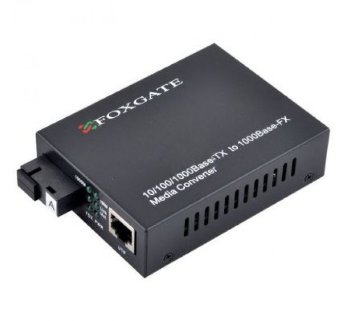 FoxGate Медіаконвертер EC-Q-1G-1SM-1310nm-20-LFP FoxGate