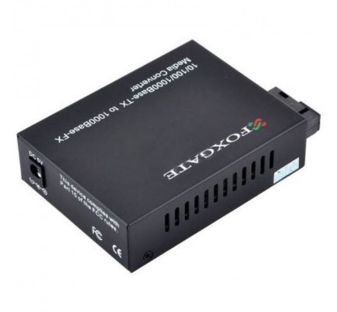 FoxGate Медіаконвертер EC-Q-1G-1SM-1310nm-20-LFP FoxGate