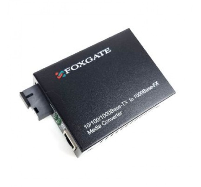 FoxGate Медіаконвертер EC-Q-1G-1SM-1550nm-20-LFP FoxGate
