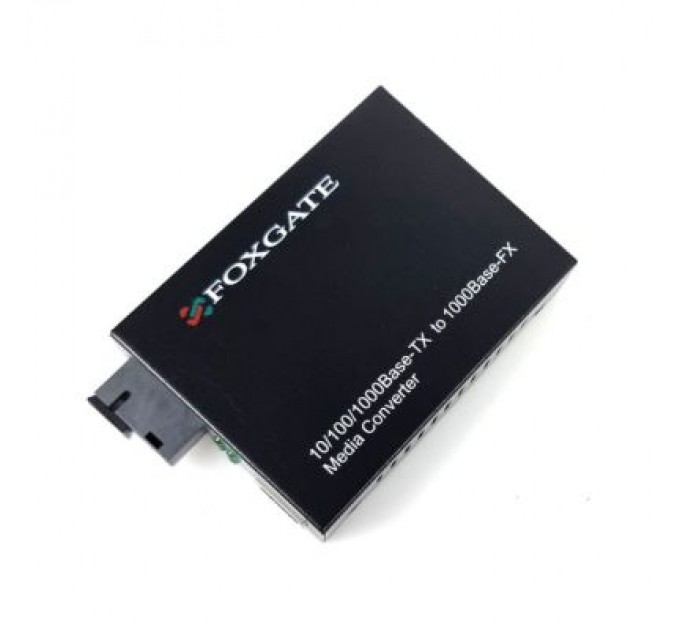 FoxGate Медіаконвертер EC-Q-1G-1SM-1550nm-20-LFP FoxGate