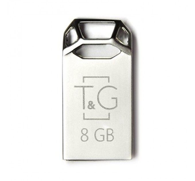 T&G Флеш-накопичувач USB 8GB T&G 110 Metal Series Silver (TG110-8G)