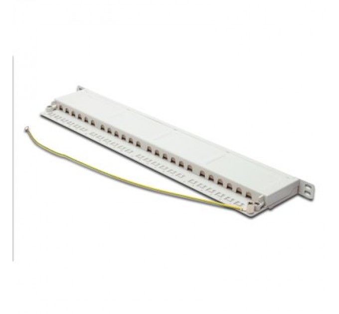 Digitus Патч-панель 19" 24xRJ-45 STP cat.6, 0.5U Digitus (DN-91624S-SL-SH-G)