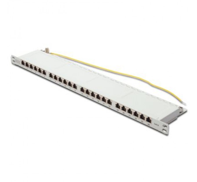 Digitus Патч-панель 19" 24xRJ-45 STP cat.6, 0.5U Digitus (DN-91624S-SL-SH-G)