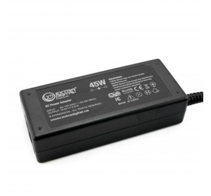 Extradigital Блок живлення до ноутбуку Extradigital HP 19.5V, 2.31A, 45W (4.5x3.0) (PSH3862)