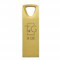 T&G Флеш-накопичувач USB 8GB T&G 117 Metal Series Gold (TG117GD-8G)