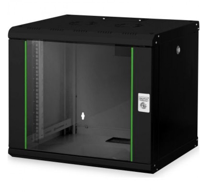 Digitus Шафа настінна Digitus 9U Wall Mounting Unique 19" 600x600 (DN-1909U-6/6-SW)