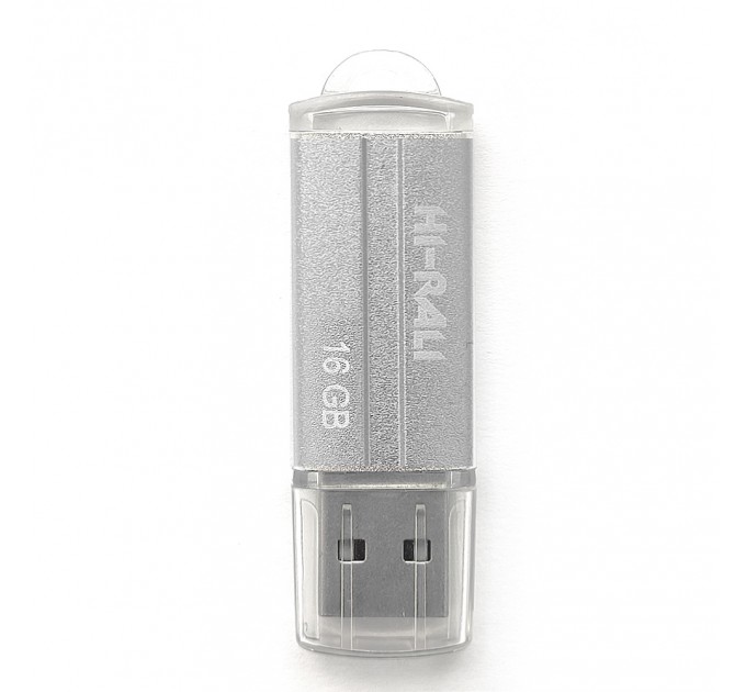 Hi-Rali Флеш-накопичувач USB 16GB Hi-Rali Corsair Series Silver (HI-16GBCORSL)