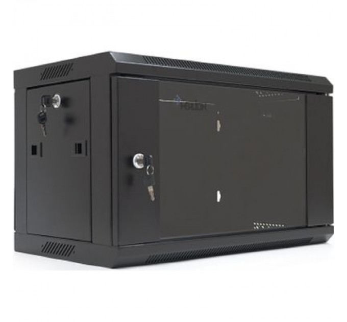 Merlion Шафа настінна Merlion 6U 19" 600*350*367 (Ш*Г*В)мм, black (MI3-6306 / 36527)