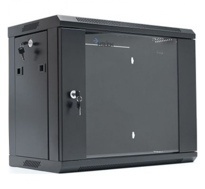 Merlion Шафа настінна Merlion 9U 19" 600*350*500 (Ш*Г*В)мм, black (MI3-6309 / 36528)