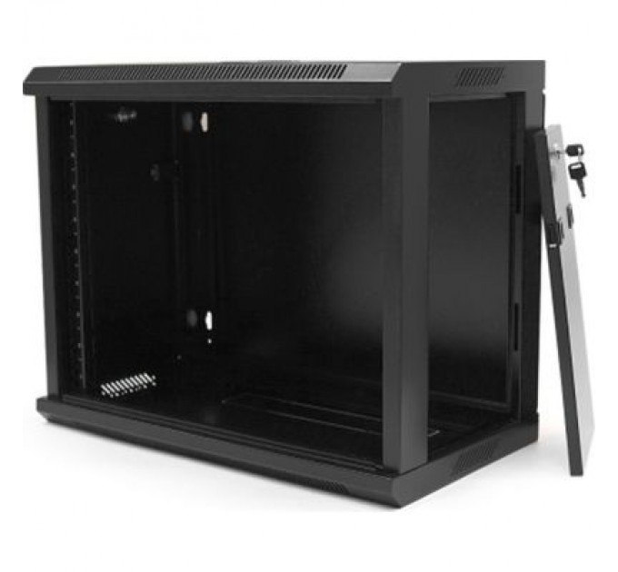 Merlion Шафа настінна Merlion 9U 19" 600*350*500 (Ш*Г*В)мм, black (MI3-6309 / 36528)