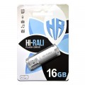 Hi-Rali Флеш-накопичувач USB 16GB Hi-Rali Rocket Series Silver (HI-16GBVCSL)