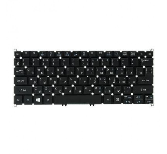 Acer Клавіатура ноутбука Acer Aspire E3-111/V5-122 черный, без фрейма (KB311248)