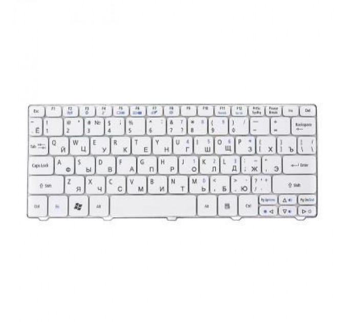 Acer Клавіатура ноутбука Acer Aspire One 521/eMachines 350 белый, без фрейма (KB312641)