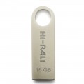 Hi-Rali Флеш-накопичувач USB 16GB Hi-Rali Shuttle Series Silver (HI-16GBSHSL)