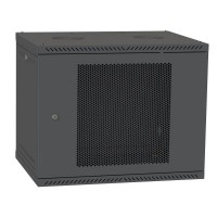 Шафа настінна Ipcom 12U 19" 600x450 RAL9005 (СН-12U-06-045-ДП-1)