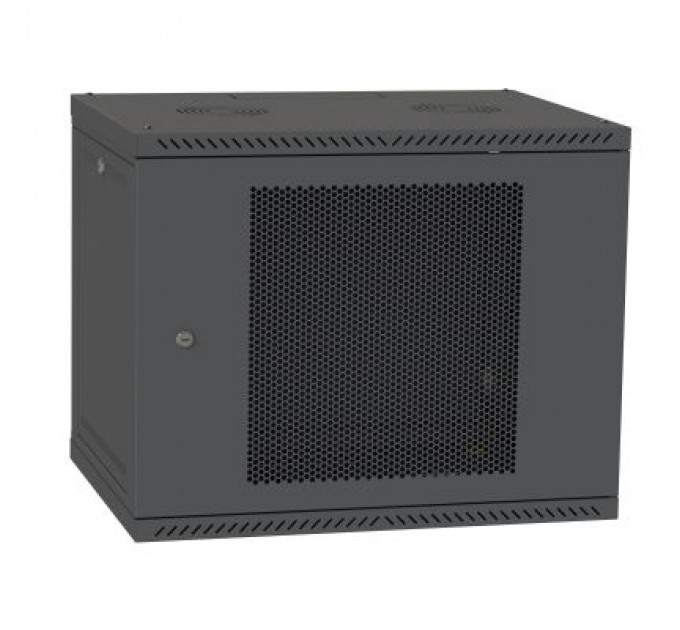 Ipcom Шафа настінна Ipcom 12U 19" 600x450 RAL9005 (СН-12U-06-045-ДП-1)