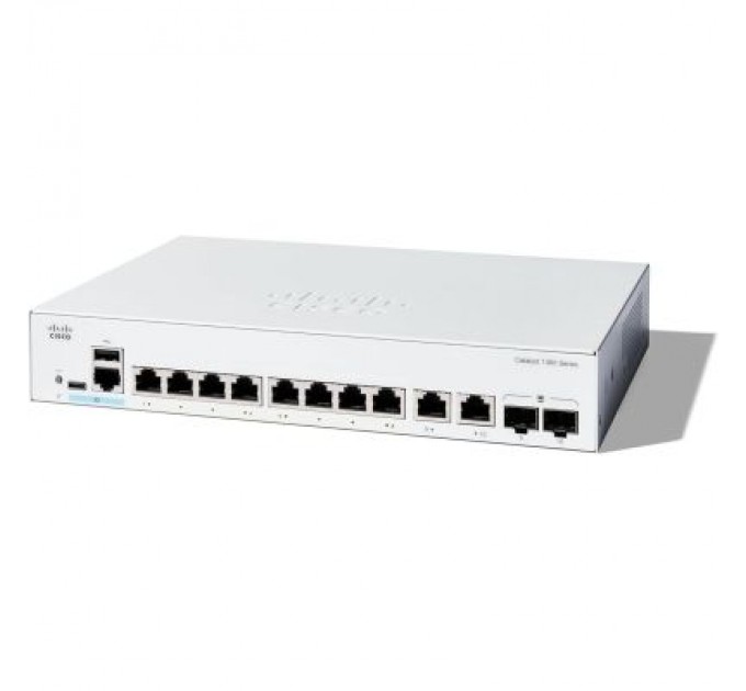 Cisco Комутатор мережевий Cisco C1300-8FP-2G