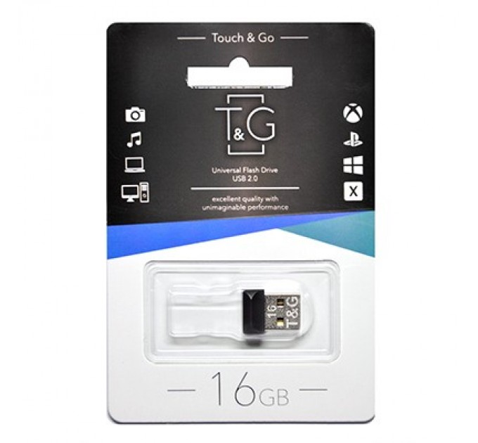 T&G Флеш-накопитель USB 16GB T&G 010 Shorty Series (TG010-16GB)