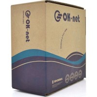 Кабель мережевий OK-Net FTP cat.5e, 305м (F/UTP-cat.5E-SL) (КПВЭ-ВП (100) 4*2*0,46)