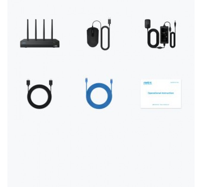 Reolink Реєстратор для відеоспостереження Reolink NVS12W