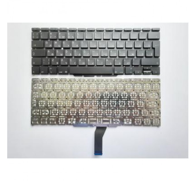 Apple Клавіатура ноутбука Apple Macbook Air 11.6" A1370(2010) черная, подсв (A46068)