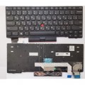 Lenovo Клавіатура ноутбука Lenovo ThinkPad X280 черная с черной,трек (A46075)