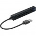 Speedlink Концентратор Speedlink SNAPPY SLIM USB Hub, 4-Port, USB 2.0, Passive, Black (SL-140000-BK)